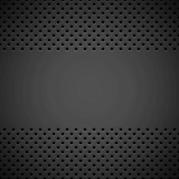 Black Background with Perforated Pattern 스톡 일러스트