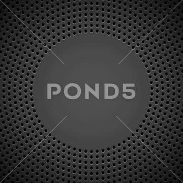 Black Background with Perforated Pattern Stockillustratie