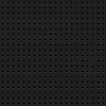 Black Background with Perforated Pattern Stockillustratie