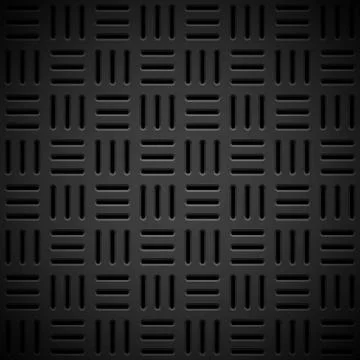 Black Background with Perforated Pattern Stock Illustration