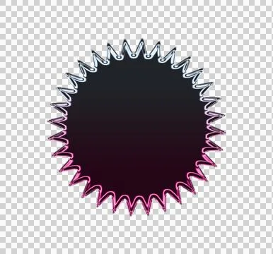 Black background with pink and white abstract wavy lines and swirls pattern 库存插图