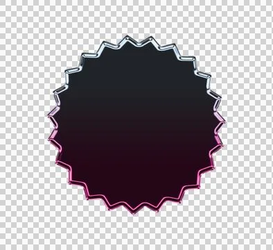 Black background with pink and white abstract wavy lines pattern transparent Stock Illustration