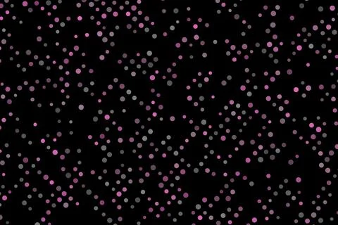 Black background with pink and white glitter confetti Иллюстрация