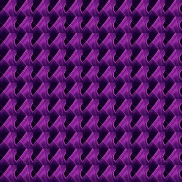 On a black background purple waves acid color pattern Stock Illustration