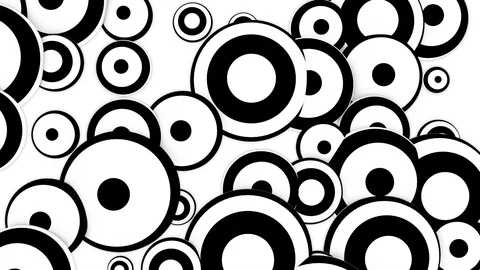 Black Background RANDOM SPHERES 動画素材 102393224