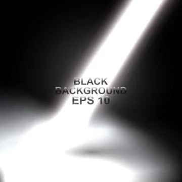 Black background in the rays of light vector 스톡 일러스트