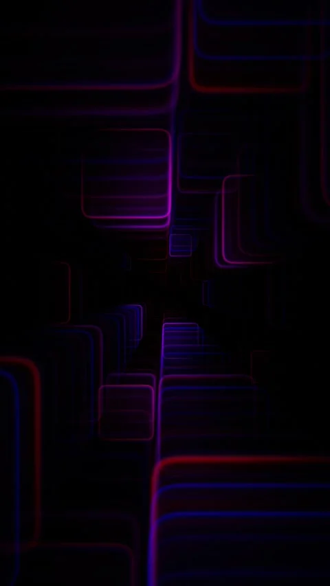 A black background with red and blue squares Stock Footage 309927820