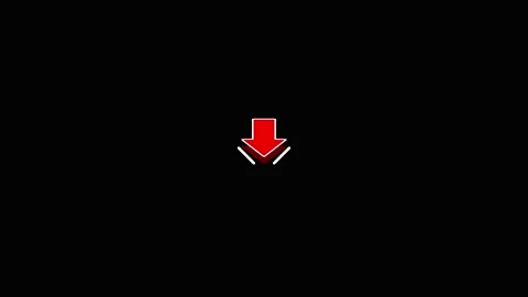 Black background with red arrows pointing down in a grid formation with sub.. Stock Footage 340912722