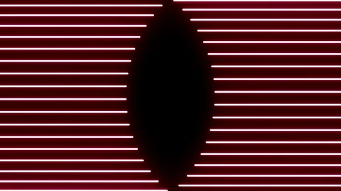 Black background with red lines. Design. Red lasers shining parallel to each Stock Footage 201618686