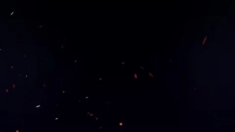 Black background with scattered particles and a timer.(40) 스톡 동영상 284165434