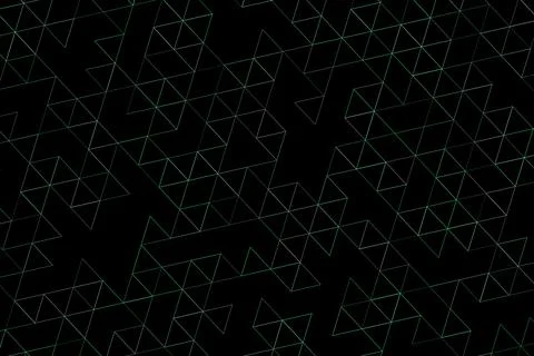 Black background with scattered small white lines and shapes Stock Illustration