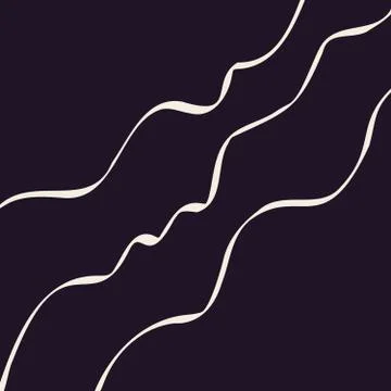 Black background with simple ribbons, elegant stripes Stock Illustration