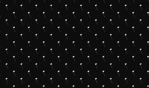 Black background with small white polka dots pattern Stock Illustration