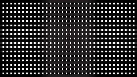 Black background with small white squares in a grid pattern Illustrazione stock