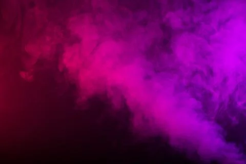 Black background with smoke colours Stock Photos