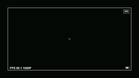 A black background with square in the middle and an image of screen green Stock Footage 346172472