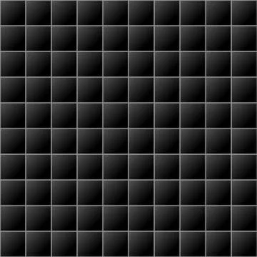 Black background with squares, vector geometric pattern Stock Illustration