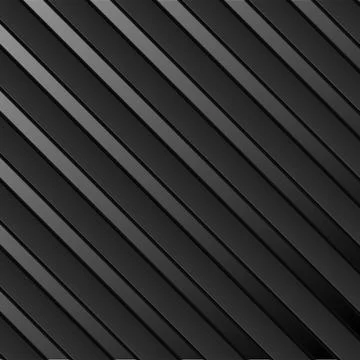 Black background of stripes with shadow, geometric banner, vector Stock Illustration