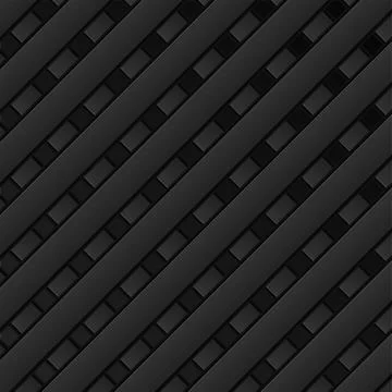 Black background of stripes with shadow, geometric banner, vector Stock-Illustration