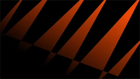Black background surreal sharp orange abstract light pattern Stock Footage 317529252