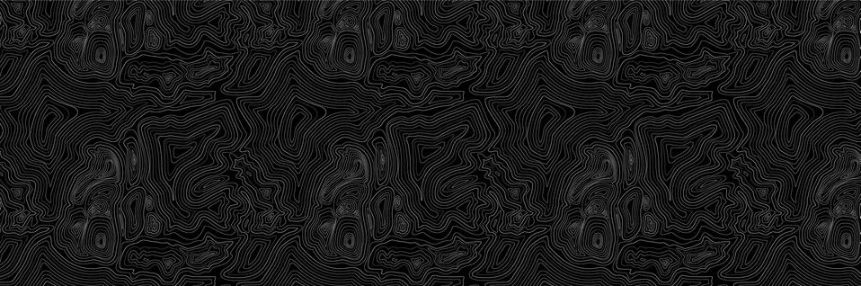Black background of the topographic map. Topography map art curve drawing Stock Illustration
