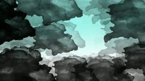 Black background video moves like a dark cloud Stock-Footage 220697471