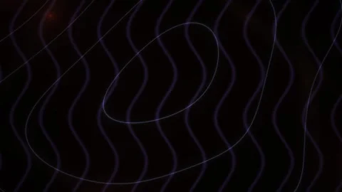 Black background with wavy lines pattern. Stock Footage 339992874