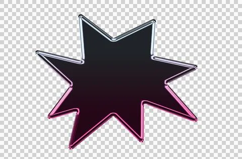 Black background with white and pink abstract swoosh shapes and geometric lines Illustrazione stock