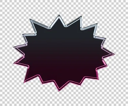 Black background with white and pink abstract swirls and geometric shapes Stock Illustration