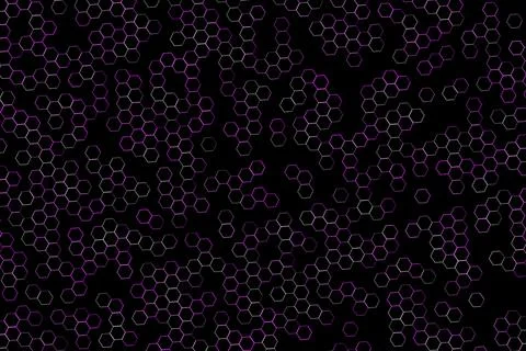 Black background with white chemical structure pattern 库存插图