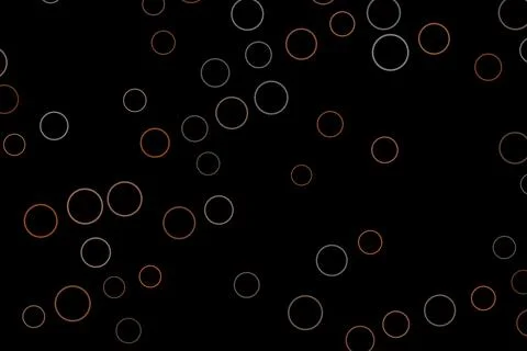 Black background with white circle pattern for design Illustrazione stock