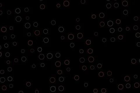 Black background with white circles pattern for design Stock Illustration