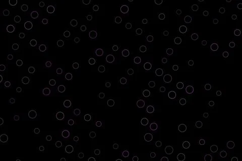 Black background with white circles pattern for design Stock Illustration