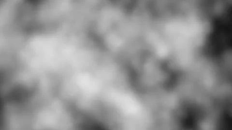 Black Background with White Cloud, Smoke or Fog Particle Effects HD Stock Footage 60345371