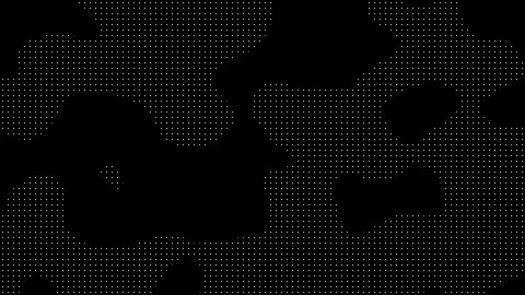 Black background with white dots forming shapes. Stock-Footage 288562123