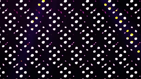 Black background with white dots pattern. Stock Footage 335104653