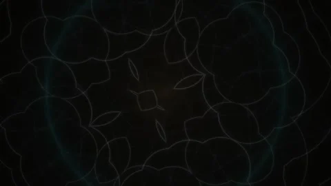 Black background with white geometric shapes. Stock Footage 334678522