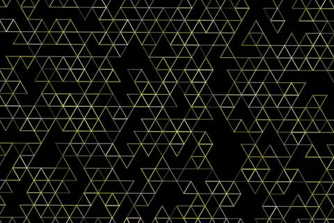 Black background with white geometric triangle pattern design イラスト素材