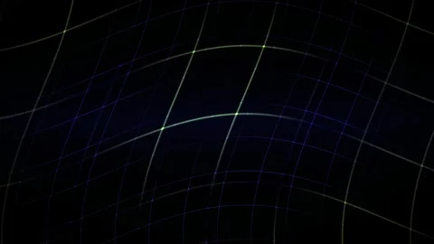 Black background with white grid lines. Stock Footage 339993105