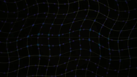 Black background with white grid pattern. Stock Footage 339993127