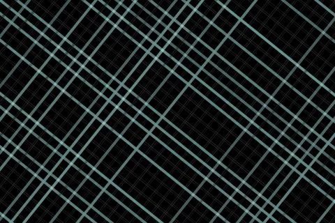 Black background with white intersecting lines pattern イラスト素材
