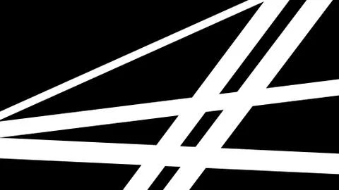 Black background with white lines Ilustración de archivo