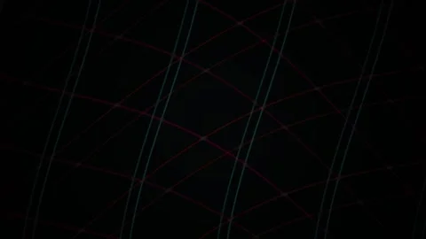 Black background with white lines pattern. Stock Footage 339993305