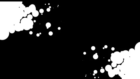 Black Background White Paint Splatter Stock Footage 343510877