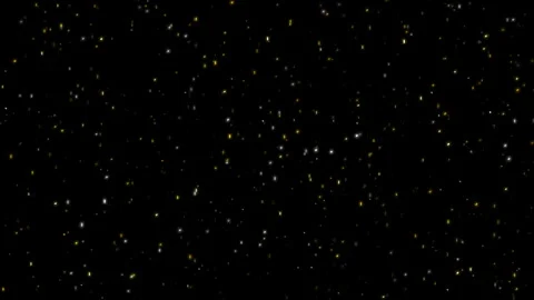 Black background with white particles floating. Vídeo Stock 336963786