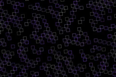Black background with white square pattern design Stock Illustration