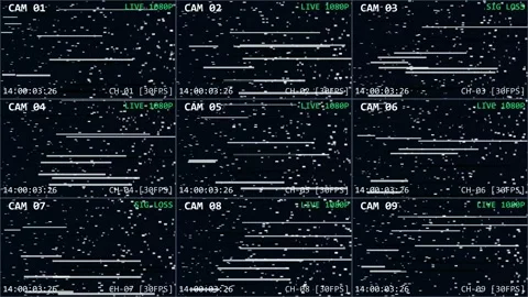 A black background with white stars and green numbers an image of the in sky Stock Footage 346144085