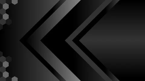 Black background with white of a triangle Stock Illustration