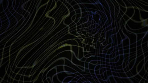 Black background with yellow and blue lines. Stock Footage 334864440