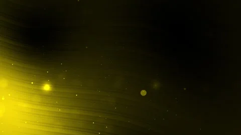 Black background with yellow, curved lines and dots. Stock Footage 279862050